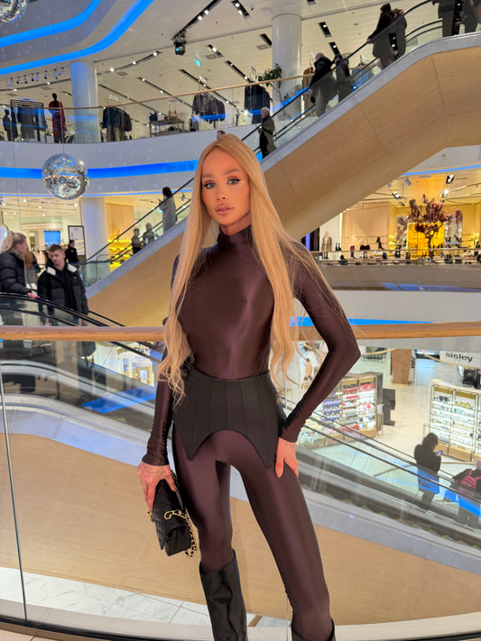 Opium Jumpsuit with Peplum