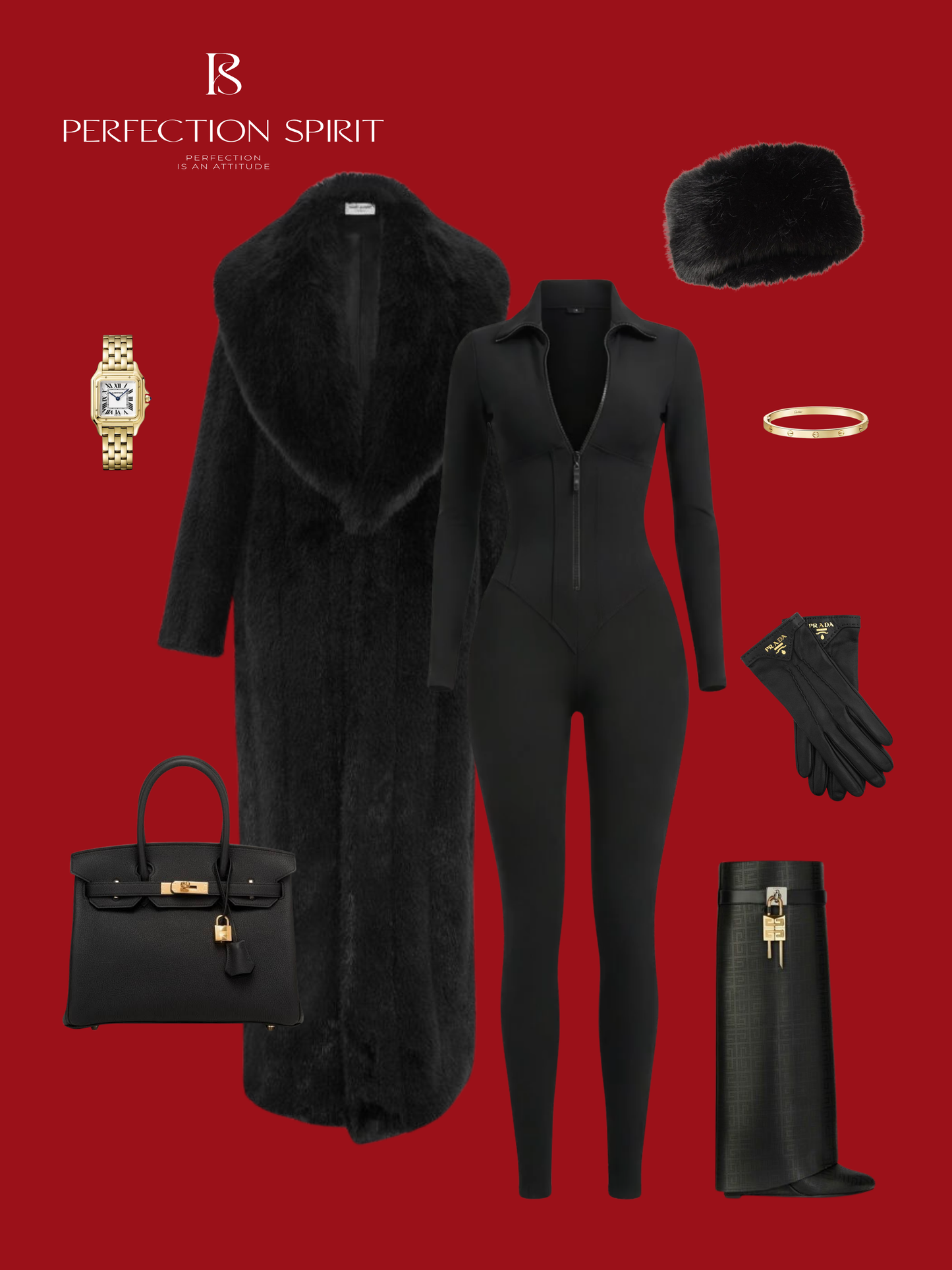 Fleece-Lined Bandage Jumpsuit with Corset Effect