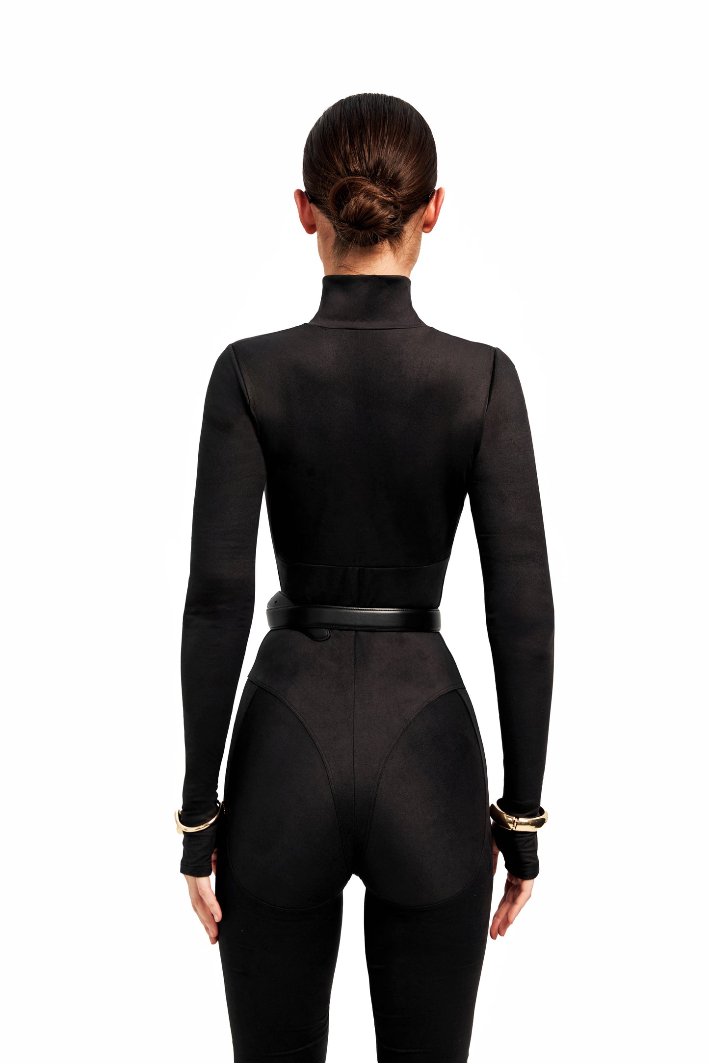 Замшевий комбінезон Black